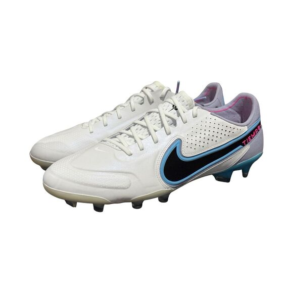 Size 12 Nike Tiempo Legend 9 Elite FG Pro Blast Pack White Blue Mens FD0271-146 main image 7